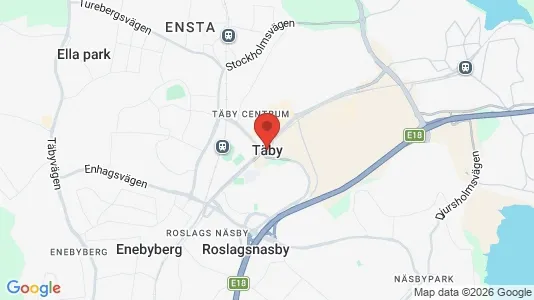 Winkels te huur i Täby - Foto uit Google Street View