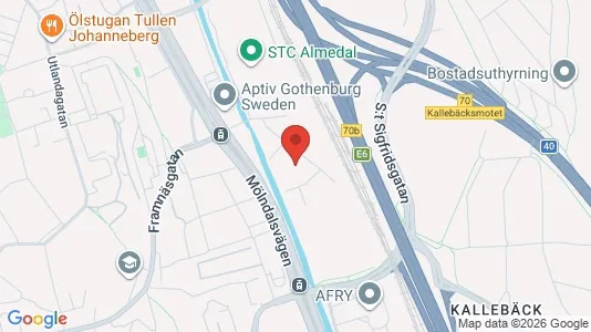 Büros zur Miete i Johanneberg – Foto von Google Street View