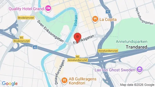 Liikekiinteistöt Vuokrattavana i Borås - Kuva Google Street Viewstä
