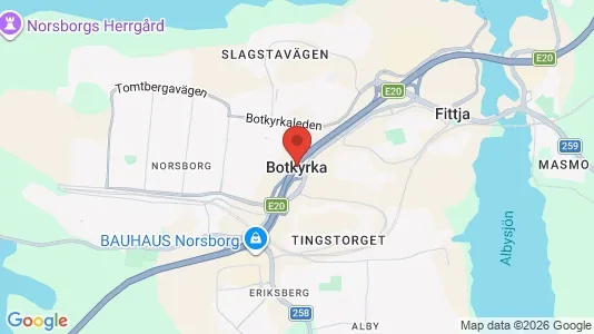 Kaupat Vuokrattavana i Botkyrka - Kuva Google Street Viewstä