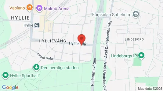 Office spaces for rent i Hyllie - kort over placeringen