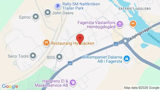 Industrial properties for rent i Fagersta - Photo from Google Street View