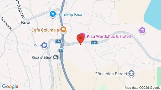 Kontorlokaler til leje i Kinda - Foto fra Google Street View