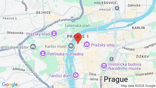 Winkels te huur i Praag 1 - Foto uit Google Street View