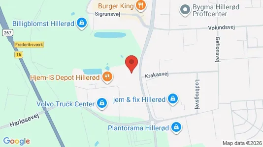 Kontorer til leie i Hillerød – Bilde fra Google Street View