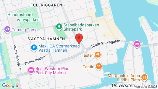 Kontorlokaler til leje i Malmø Centrum - Foto fra Google Street View