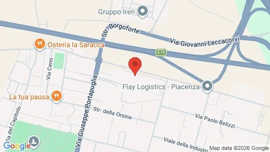 Lokaler til leje i Piacenza - kort over placeringen