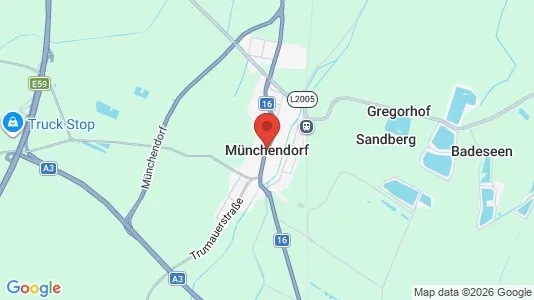 Lagerlokaler til leje i Münchendorf - Foto fra Google Street View