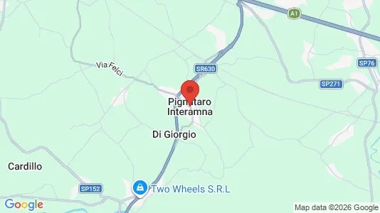 Varastot Vuokrattavana i Pignataro Interamna - Kuva Google Street Viewstä