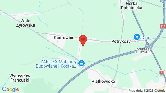 Varastot Vuokrattavana i Pabianicki - Kuva Google Street Viewstä