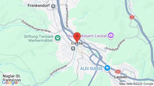 Bedrijfsruimtes te huur i Liestal - Foto uit Google Street View