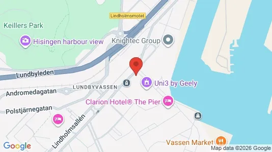 Kontorer til leie i Lundby - kort over placeringen
