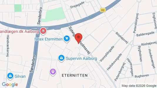 Kontorslokaler för uthyrning i Ålborg Centrum – Foto från Google Street View