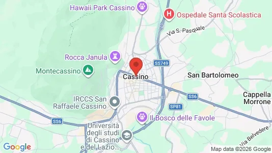 Lager til leie i Cassino – Bilde fra Google Street View