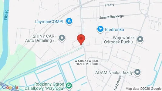 Varastot Vuokrattavana i Elbląg - Kuva Google Street Viewstä