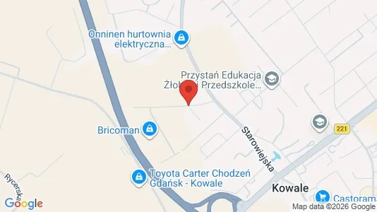 Varastot Vuokrattavana i Gdańsk - Kuva Google Street Viewstä
