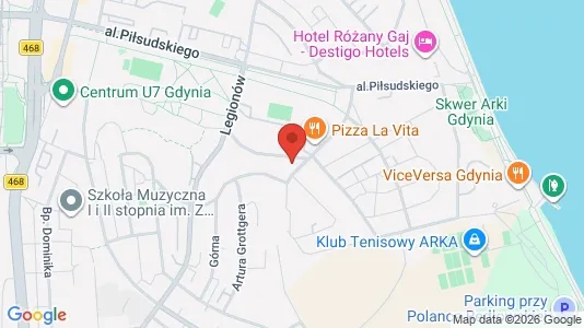 Gewerbeflächen zur Miete i Gdynia – Foto von Google Street View