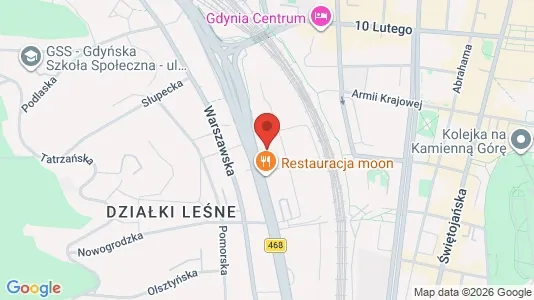 Lokaler til leje i Gdynia - kort over placeringen