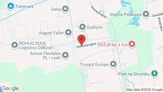 Varastot Vuokrattavana i Pabianicki - Kuva Google Street Viewstä
