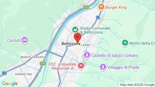 Lokaler til leie i Bellinzona – Bilde fra Google Street View