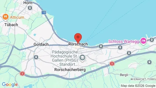 Liikekiinteistöt Vuokrattavana i Rorschach - Kuva Google Street Viewstä