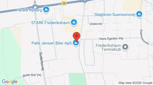 Magazijnen te huur i Frederikshavn - Foto uit Google Street View