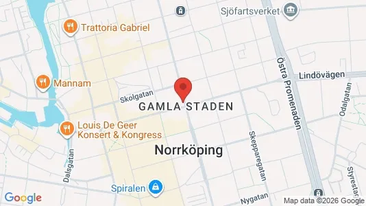 Kantorruimte te huur i Norrköping - kort over placeringen
