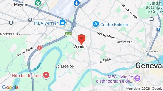 Bedrijfsruimtes te huur i Vernier - Foto uit Google Street View