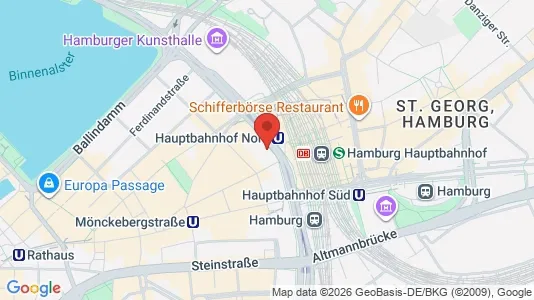 Büros zur Miete i Hamburg Mitte – Foto von Google Street View
