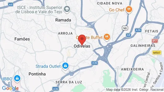 Kaupat Myynnissä i Odivelas - Kuva Google Street Viewstä