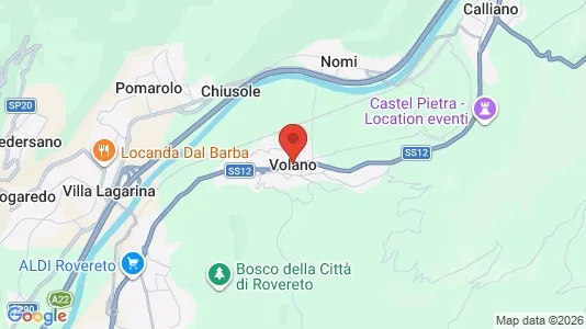 Kaupat Myynnissä i Volano - Kuva Google Street Viewstä