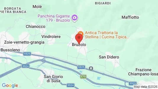 Warehouses for sale i Bruzolo - kort over placeringen