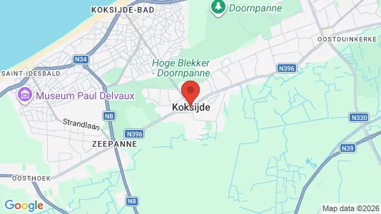 Restaurantlokaler til leje i Koksijde - Foto fra Google Street View