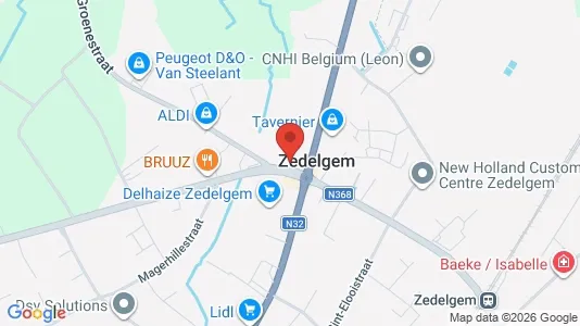 Toimistotilat Vuokrattavana i Zedelgem - Kuva Google Street Viewstä