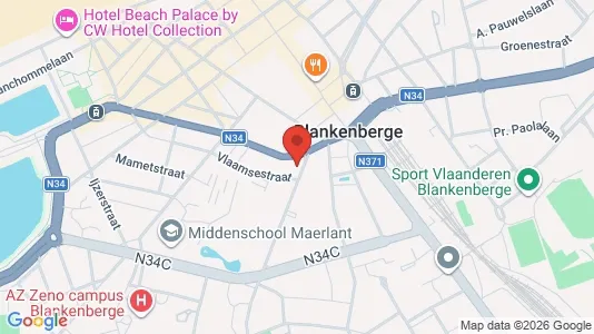 Lokaler til leje i Blankenberge - Foto fra Google Street View