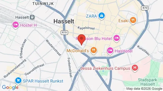 Bedrijfsruimtes te huur i Hasselt - Foto uit Google Street View