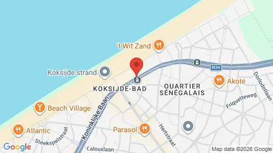 Liikekiinteistöt Vuokrattavana i Koksijde - Kuva Google Street Viewstä