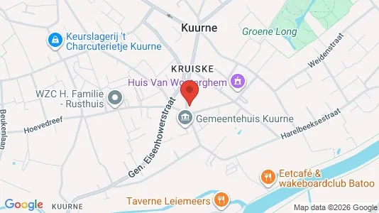 Gewerbeflächen zur Miete i Kuurne – Foto von Google Street View