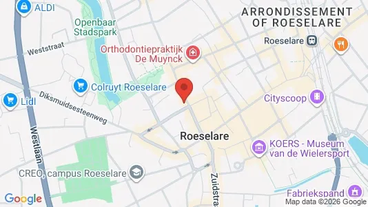 Kontorlokaler til leje i Roeselare - Foto fra Google Street View