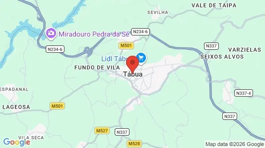 Ladenlokale zum Kauf i Tábua – Foto von Google Street View