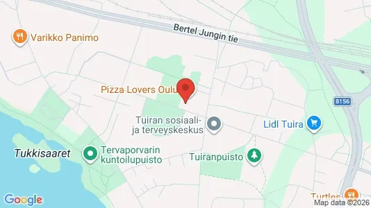 Office spaces for rent i Oulu - kort over placeringen