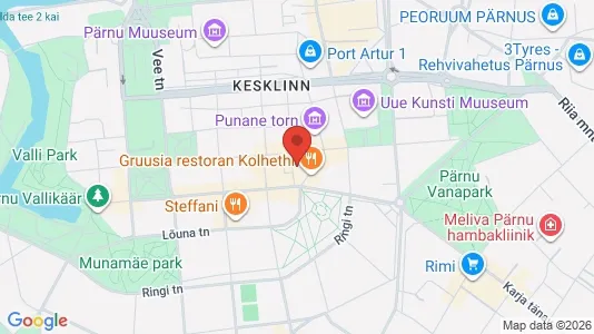 Commercial properties for sale i Pärnu - kort over placeringen