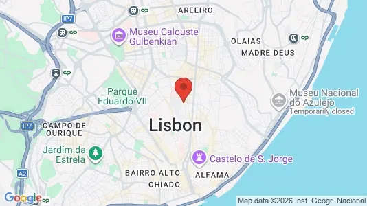 Commercial properties for sale i Lisboa Arroios - kort over placeringen