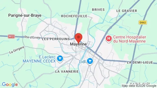 Bedrijfsruimtes te koop i Mayenne - Foto uit Google Street View