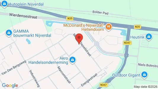 Toimistotilat Vuokrattavana i Hellendoorn - Kuva Google Street Viewstä