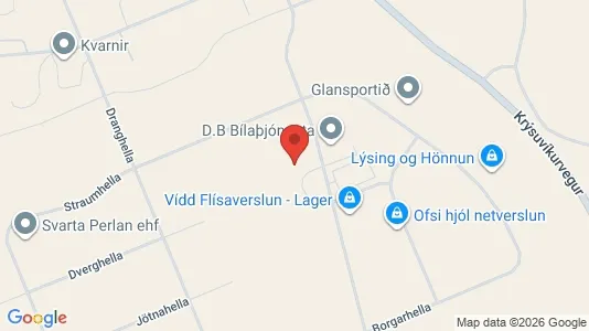 Lokaler til salg i Hafnarfjörður - kort over placeringen