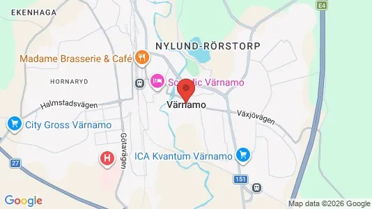 Varastot Vuokrattavana i Värnamo - Kuva Google Street Viewstä