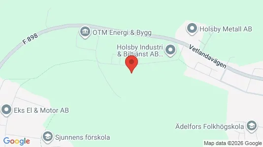 Commercial properties for sale i Vetlanda - kort over placeringen