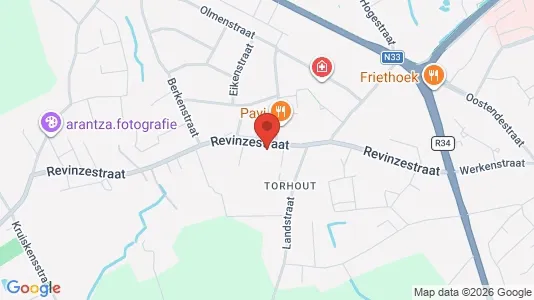 Commercial properties for rent i Torhout - kort over placeringen