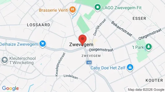 Bedrijfsruimtes te huur i Zwevegem - Foto uit Google Street View